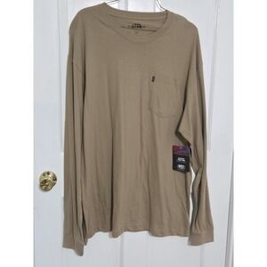 Key Workwear  long sleeve t shirt Mens sz XLarge  NWT brown